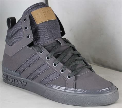 adidas grey high tops|black adidas high tops men's.